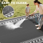  Outdoor Rugs 8x10 Waterproof For Patios Clearance plastic Straw Mats For 