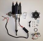 Small Cap Chevy Inline 6 Cylinder 235 216 Black Hei Distributor  45k Coil  wires