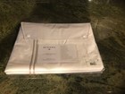 Sferra Grande Hotel Queen full Flat Sheet 96 X 114  White grey New