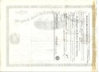 Wilmington   Northern Rail Road Company Stock Certificate 1899 Henry A Dupont