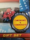 Spider-man  Accessory Set   Necklace And 2 Rubber Bracelets  