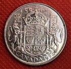1952 Canada 50 Cents - Sharp Canadian Silver Half Dollar  - Silver