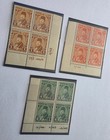 Kingdom Of Egypt King Farouk Middle East Rare Control Blocks Of 4 Collection Mnh
