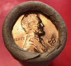 1957-d Obw Old Bank Wrap Roll Bu Uncirculated Lincoln Wheat Cent Pennies