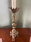 Solid Brass Lamp Vintage Antique Beautiful Looking Light Shade Not Included