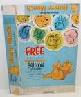 1960 s Quaker Winnie The Pooh Hunny Munch Cereal Box   Only Issued In Canada