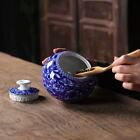 Chinese Blue And White Floral Porcelain Ceramic Vases  Tea Sugar Jar Cont   
