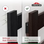Headboard Stoppers For Wall - 23 Pcs Pack  Black - Size  Assorted  Black