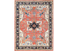 Exquisite Vividnatural Dye  Serapi Medallion Design  Heriz Rug 9  X 11 7 