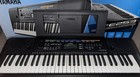Yamaha Psr-e253 61-key Portable Digital Keyboard Piano Black W pedal power Cord