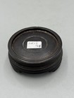 Vintage Mid-20th Century Chinese Carved Hardwood Round Wood Stand 2 25  