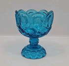 L e  Smith Blue Moon   Star Small Compote Excellent Condition