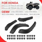 Fender Mud Guards Flaps Flares For Honda Rincon 650 680 Trx650 Trx680 2003-2023