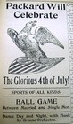 1903 Greene Iowa Butler County Newspaper W July 4th Independence Day Ad Packard