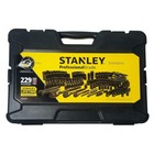 Stanley Professional Grade Black Chrome Mechanics Tool Set  229 Pieces 