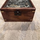 Marine Collectible Brass Working Vintage German Nautical Sextant With Wooden Box