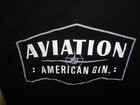 Aviation American Gin Short Sleeve T Shirt - Medium - New Cool Rare