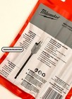 Milwaukee 6 Piece Flat Wood Boring Paddle Spade Bit Set 49-22-0071