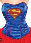 Dc Comics Supergirl Superman Sexy Corset M l Costume Cosplay Dress Up