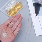 Yumttero 200pcs 70mm 21g Head Pins Jewelry Making Straight Eye Ball Diy Xmas