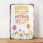Vintage Lorax Inspirational Quote Tin Sign Kids Room Home Wall Art Decor Plaque