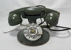 Vintage Moss Green Bell System Western Electric Cradle Phone Usa Parts Repair