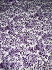 Full Authentic Feed Sack Purple Lavender Floral 100  Cotton Fabric 36 1 2    X 43   