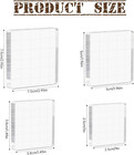 4 Pieces Clear Acrylic Blocks For Stamping  Stamp Blocks Stamping Blocks With Gr