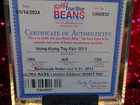 Ty Beanie Baby 2013 Pink Hong Kong Toy Fair Teddy 19th 15 Authenticated Mwmt Mq