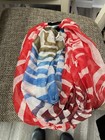 Lot Of 8 Nwt Women   s Fashion Scarves Spring Summer Wraps Mixed Colors Patterns
