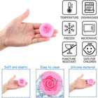3d Bloom Rose Flower Fondant Silicone Molds For Candle Soap Making Cake Decorati