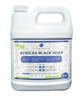 Liquid Raw African Black Soap 100  Pure Natural Organic Bath Body Face Wash Bulk