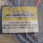 Simpson Instruments Catalog No  07541 Combination Probe Tips Use With 256   257