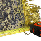 Fringe Gold Black Byzantine Egyptian Handcrafted Hanging Wall Tapestry 15 5 x58 