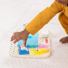 Melissa And Doug Wooden Laptop Activity Board For Infants And Toddlers