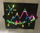 Magic Screen Retro Style Lite Brite Kids Toy Fun Light Bright Game Set 180 Pegs