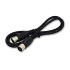 4  Midi Cable 3 Ft Male To Male 5 Pin Din Plugs Rohs 4 Pack Lot Black 3 Feet New