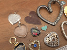 Vintage-now 15 Piece Heart Valentine Pendants Charms Craft Jewelry Making Lot  8