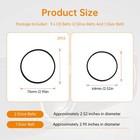 New 3pcs Belts For Sony Cdp-cx300 cx350 cx355 Dvp-cx777es cx985v Cd Player Us
