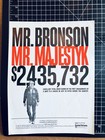 Mr Majestyk 1974 Movie Industry Trade Print Ad Charles Bronson