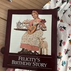 Pleasant Company American Girl Doll Felicity Birthday Dress Socks Accessories