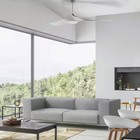 Altitude Gossamer 52 In Integrated Led Indoor Brushed Nickel Ceiling Fan  Remote