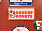 Handmade Dunkin Donuts Acrylic   Vinyl Sign Beautiful  Vivid  Accurate Colors 