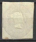 Gb Sg60 Qv 1854 6d Purple  Embossed  Square Cut  Used