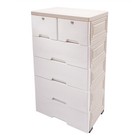 6 Drawer Dresser For Bedroom Plastic Storage Cabinet Chest Of Drawer Organizer