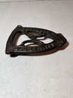 Antique 1800 s  w H Howell Co  Geneva  Ill  Usa  Cast Iron Sad Iron Trivet  