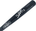 Salvador Perez Signed Black L Slugger Pro Stock Baseball Bat Royals Beckett Wit
