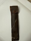 2 Vintage Folding Collapsible Travel Clothes Coat Hangers In Leather Case