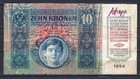 Austria 1915 Bill Occasion Of 10 Krones Pick 19 Very Fine