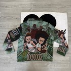 Handmade The Boondocks Tapestry Jacket Vintage Woven Anime Zip Up Unisex